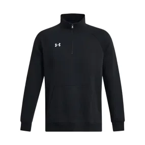 48-Hour Under Armour Men's Black Rival Fleece 1/4 Zip