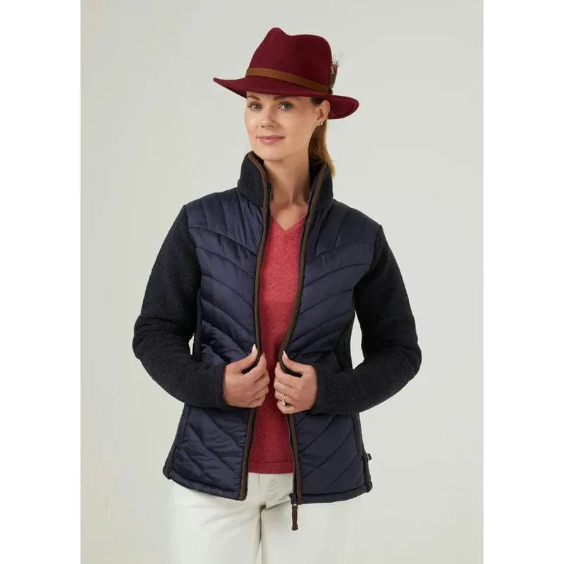 Alan Paine Highshore Ladies Quilted Jacket - Dark Navy