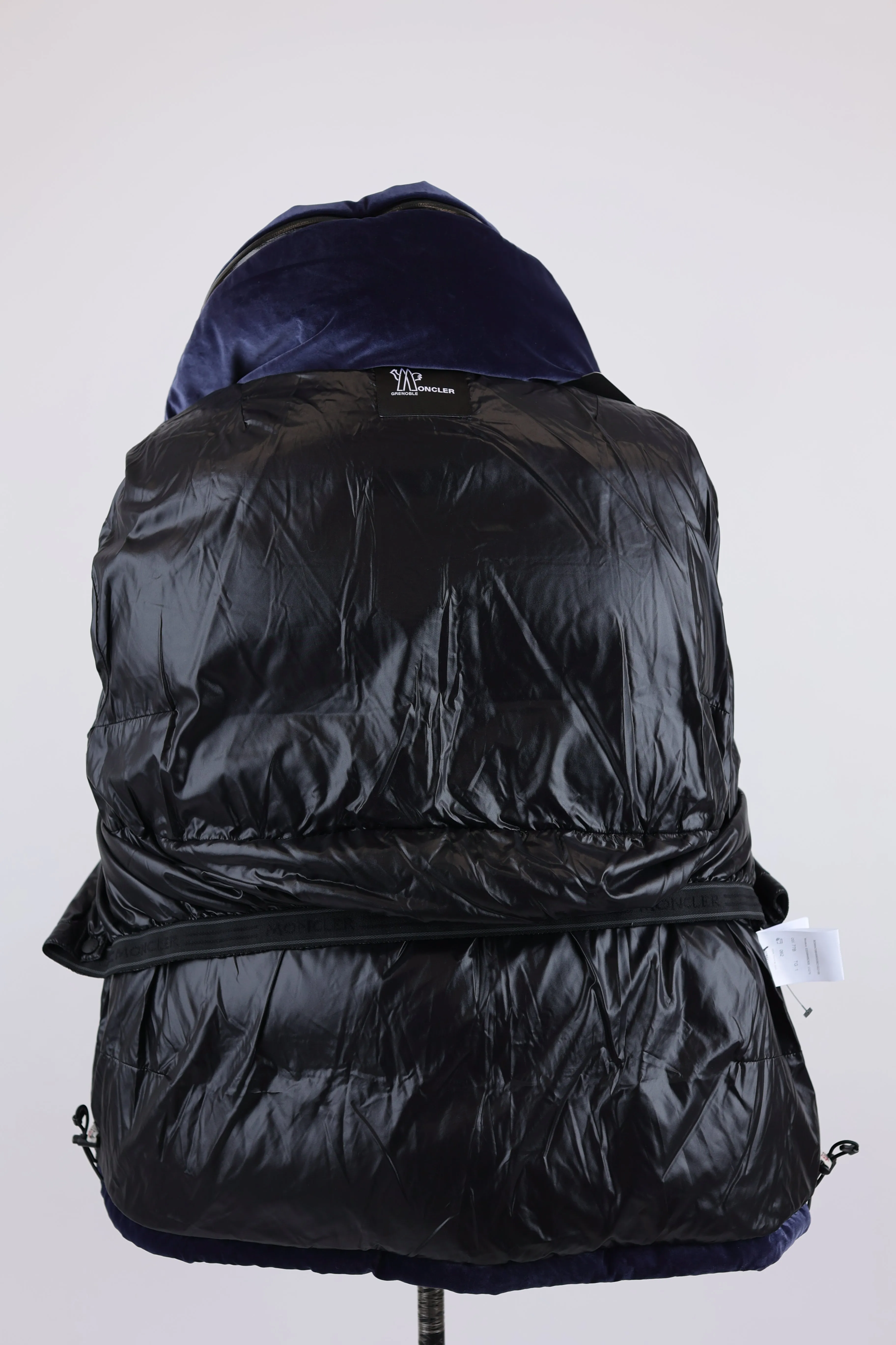 Atena Velour Down Puffer Jacket