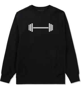 Barbell Workout Gym Mens Crewneck Sweatshirt