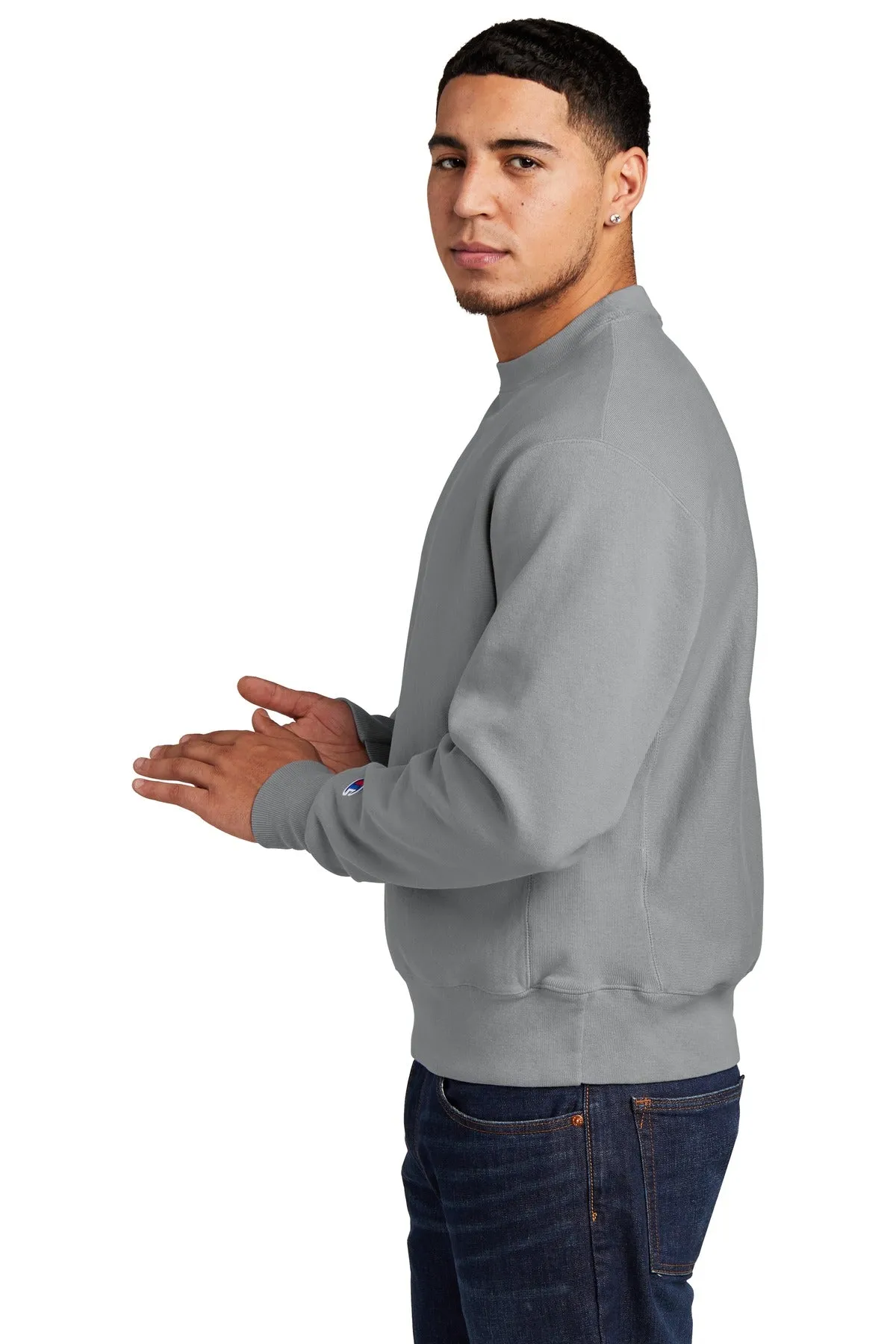 Champion ® Reverse Weave ® Garment-Dyed Crewneck Sweatshirt. GDS149