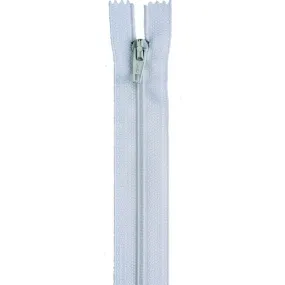 Coats All-Purpose Plastic Zipper 9in White