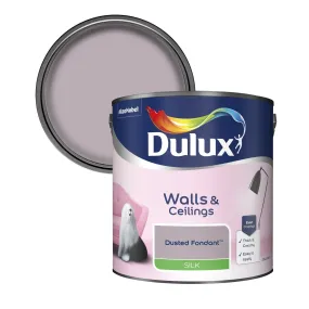 Dulux Silk Emulsion Paint For Walls And Ceilings - Dusted Fondant 2.5L