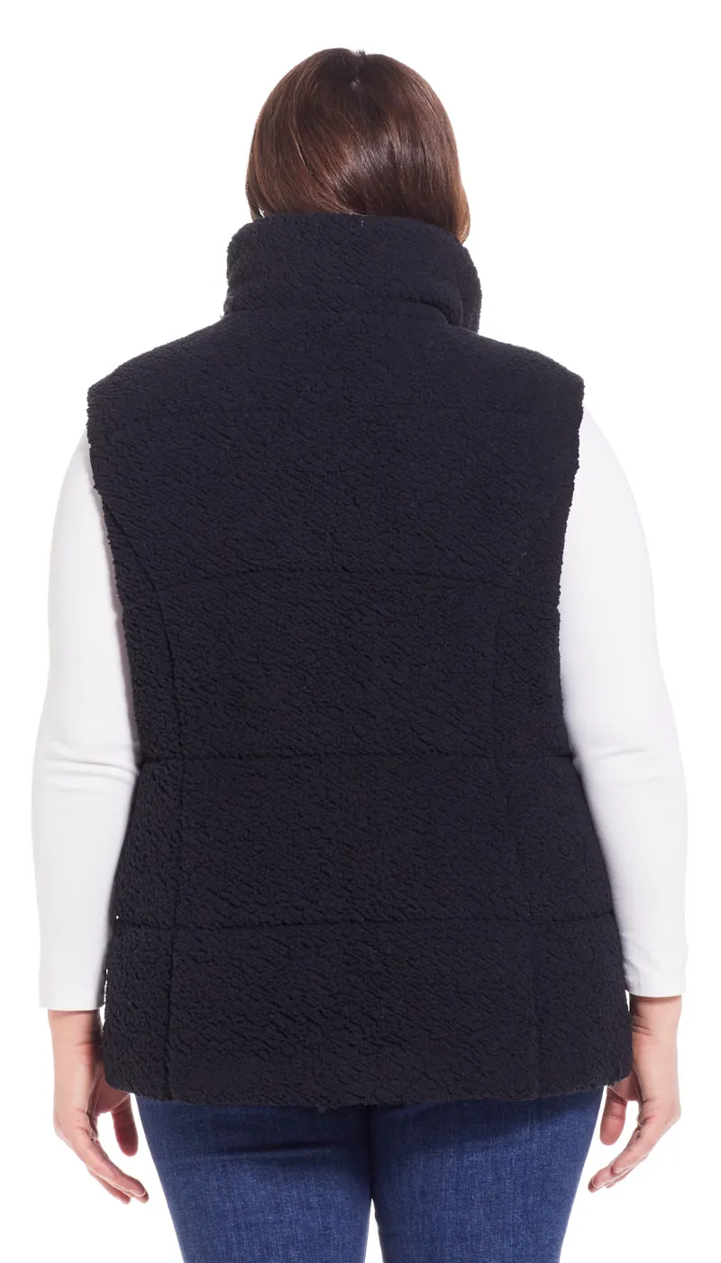 FLEECE PUFFER VEST