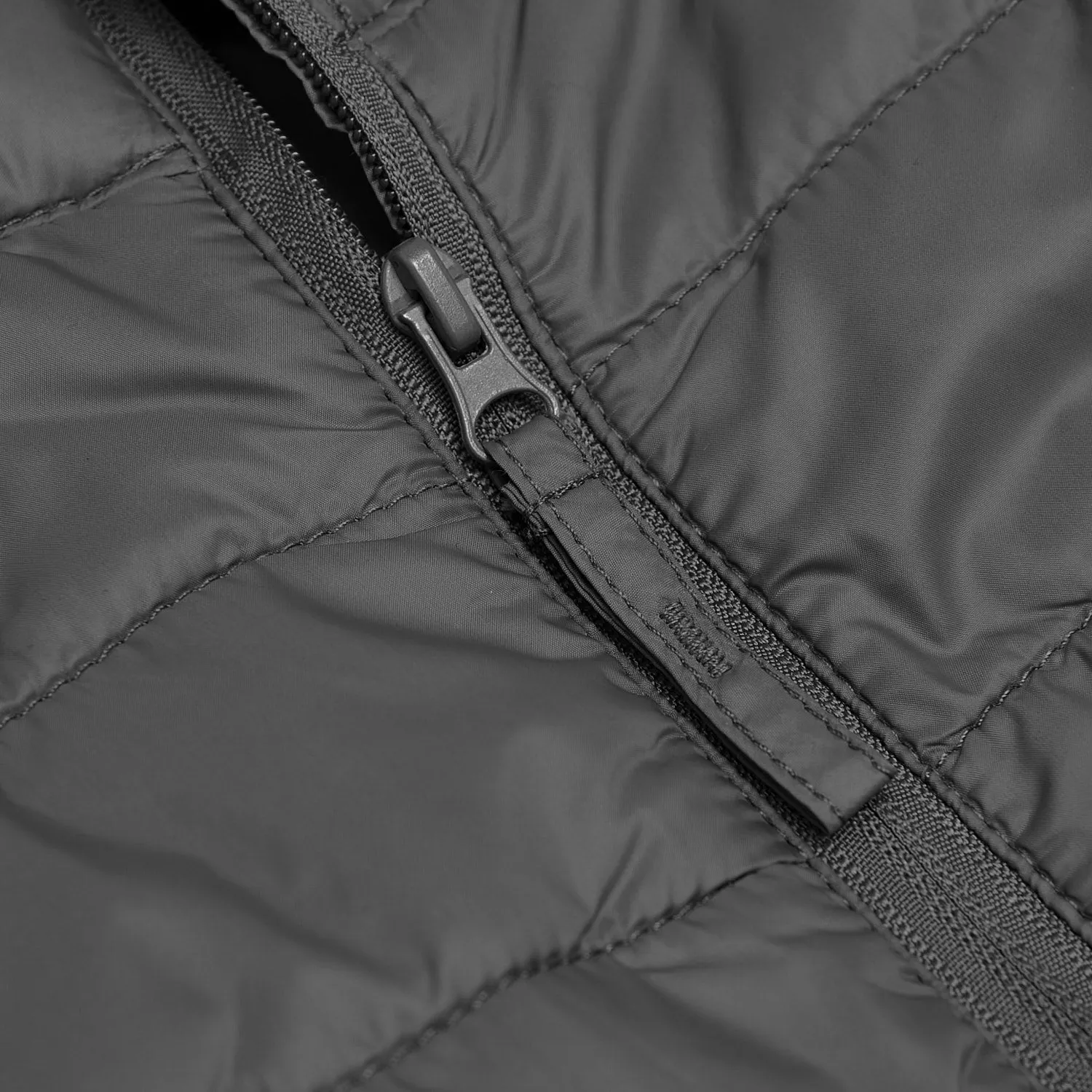 Gun Metal Quilted Puffer Jacket