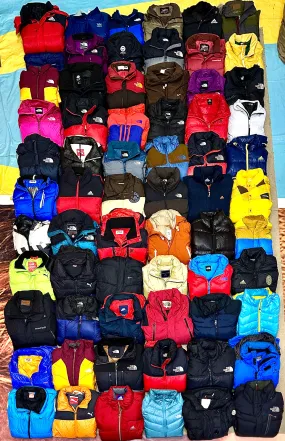 mix branded puffer jackets 66 piece