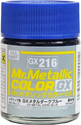 Mr. Hobby GX216 Mr. Metallic Color GX Dark Blue Lacquer Paint 18ml