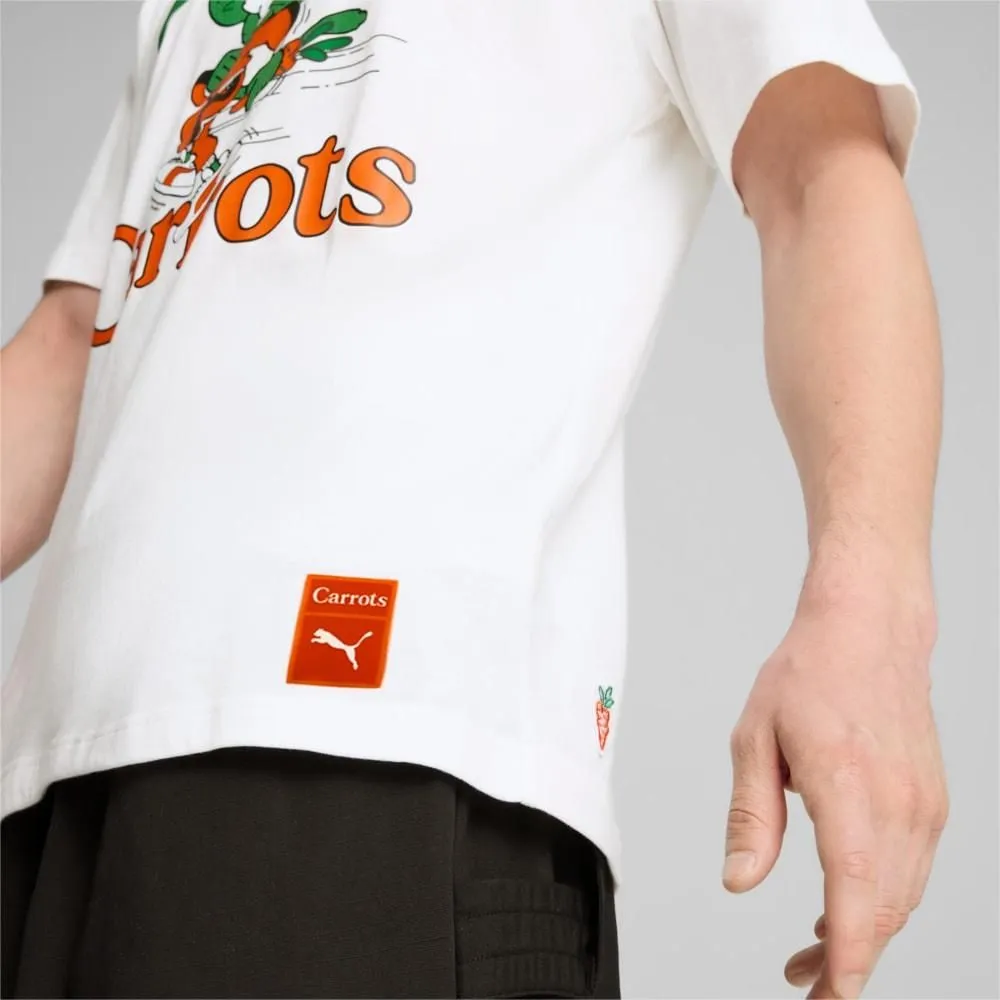 Puma Men's Carrots Graphic Tee Shirt - White