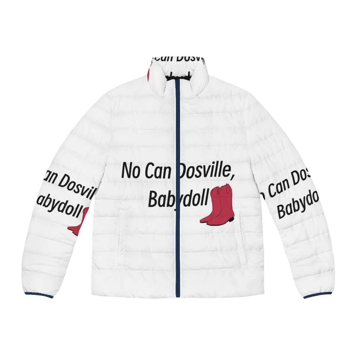 "No Can Dosville Babydoll Puffer Jacket - The Ultimate HIMYM Fan Favorite"