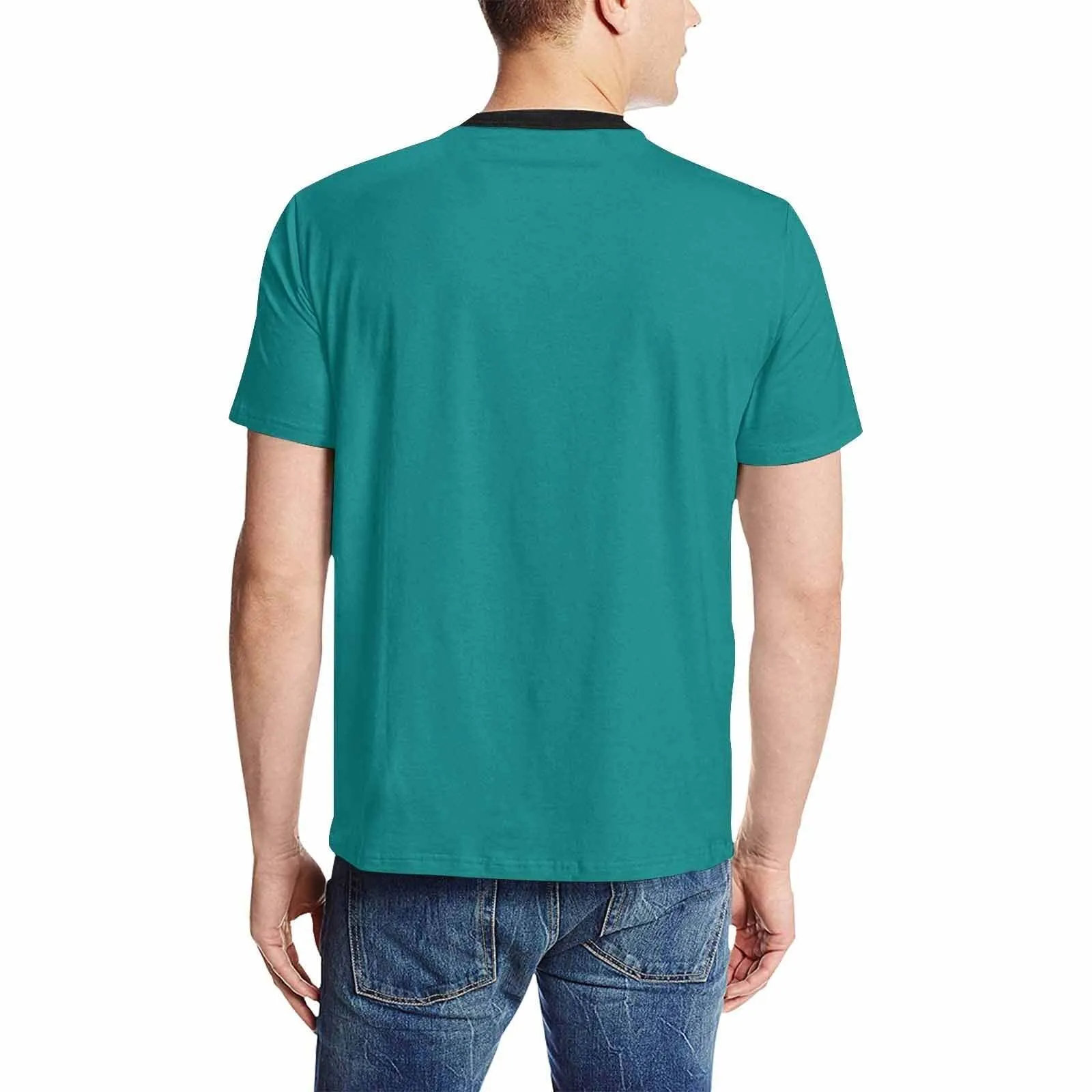 Uniquely You Mens T-Shirt /  Dark Teal Green     - Short Sleeve Casual Shirt