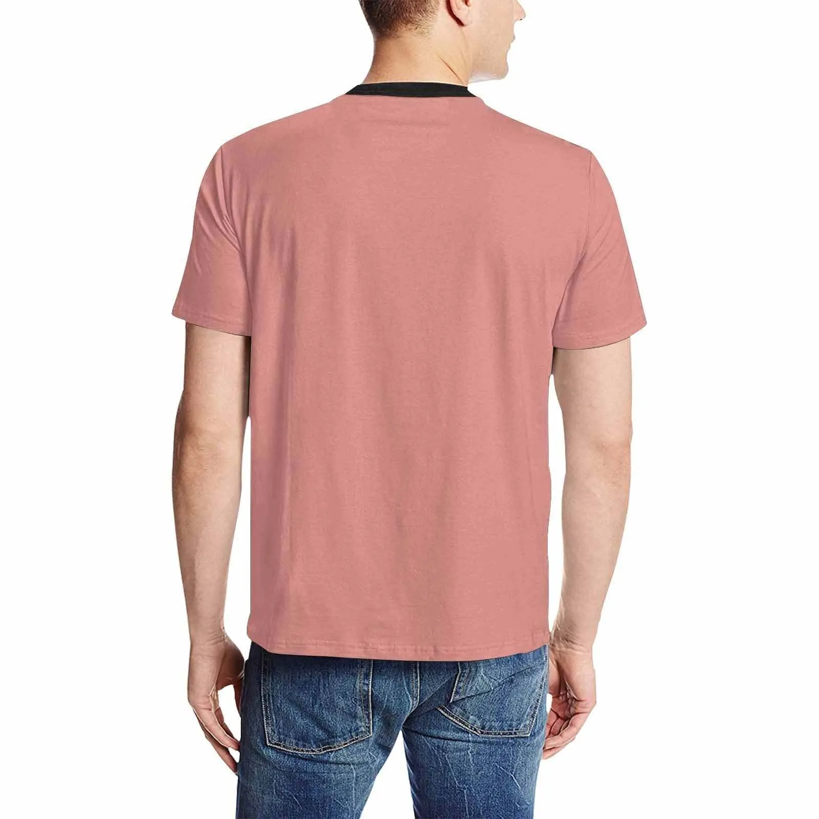 Uniquely You Mens T-Shirt /  Tiger Lily Pink     - Short Sleeve Casual Shirt